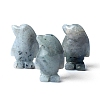 Natural Labradorite Carved Healing Penguin Figurines PW-WG12060-07-1