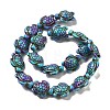Synthetic Turquoise Dyed Beads Strands X-G-P507-05M-4