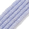 Synthetic Blue Lace Agate Beads Strands G-K343-C13-01-1