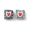 Handmade Lampwork Enamel Beads LAMP-G147-02E-1