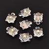 Transparent ABS Plastic Beads TACR-T028-77A-2