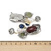 Elephant Alloy Plastic Dangle Stud Earrings EJEW-Q035-01AS-4