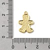 Christmas Brass Enamel Pendants KK-L258-05G-B01-3