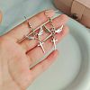 Alloy Dangle Earrings for Women WG824B9-01-1