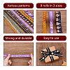 9Pcs 9 Styles Halloween Printed Polyester Grosgrain Ribbon OCOR-WH0085-74-4