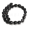 Natural Black Agate Beads Strands GG-L001-D01-01-4