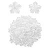 Flower Acrylic Beads TACR-YW0001-17-1
