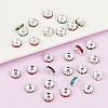 Brass Grade A Rhinestone Spacer Beads RB-A014-Z6mm-S-2