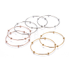 Fashion 201 Stainless Steel Bangle Sets X-BJEW-L664-023C-M-1-3