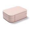 PU Leather Button Jewelry Boxes CON-P012-03C-4