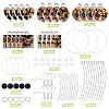 DIY Dangle Earrings Making Kit DIY-SC0018-07-2