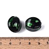 Handmade Silver Foil Glass Beads FOIL-N034-01D-3