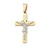 Two Tone 304 Stainless Steel Pendants STAS-A142-06G-1