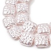 Electroplate Opaque Glass Imitation Pearl Beads Strands EGLA-H113-03-3