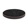 Ethnic Style Embroidery Flat Polyester Elastic Rubber Cord/Band OCOR-WH0079-97B-2
