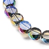 Electroplated Transparent Glass Beads Strands GL-CBA98F0-06A-05-2