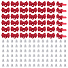 42Pcs Spray Painted Alloy Stud Earring Findings FIND-ME0004-21B-1