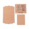 Kraft Paper Boxes and Necklace Jewelry Display Cards CON-L016-B05-1