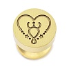 Constellation Golden Tone Wax Seal Brass Stamp Heads STAM-P002-02G-03-1