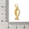 Rack Plating Brass Clear Cubic Zirconia Pendants KK-Z056-33G-04-3