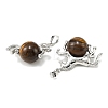 Natural Tiger Eye Pendants G-D102-01P-04-2