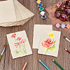 50Pcs Wood Pulp Watercolor Paper DIY-WH0671-347B-4