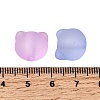 Frosted Transparent Acrylic Beads FACR-C001-01E-3