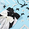 6 Styles Bowknot Polyester Hair Barrettes PHAR-SP0001-22A-5