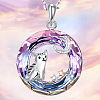 Alloy Pendant Necklaces PW-WGBDB2F-01-2