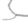 Alloy Skull Bib Necklace LS-NJEW-L175-01AS-5