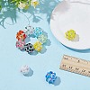 10Pcs 10 Colors Handmade Lampwork Beads LAMP-AR0001-43-3