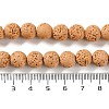 Synthetic Lava Rock Dyed Beads Strands G-H311-08C-10-5