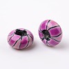 Handmade Polymer Clay Enamel European Beads FPDL-J002-33-1