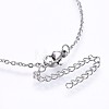 304 Stainless Steel Initial Pendant Necklaces NJEW-H486-30P-C-3