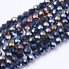 Electroplate Glass Beads Strands LS-EGLA-J042-4mm-AB01-2