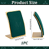 Stainless Steel Cambered Back Single Necklace Display Stands ODIS-WH0099-220B-2