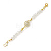 2Pcs 2 Styles Alloy Rhinestone Magnetic Clasps AJEW-JB01294-2