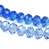 Transparent Painted Glass Beads Strands DGLA-A034-T8mm-A01-4