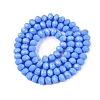 Opaque Solid Color Imitation Jade Glass Beads Strands LS-EGLA-A044-P6mm-D17-2