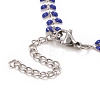Enamel Wheat Link Chain Necklace NJEW-P220-02P-02-4