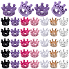 70Pcs 7 Colors Alloy Crown European Beads FIND-SP0005-86-7