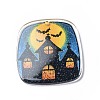 Halloween Theme Opaque Printed Acrylic Pendants OACR-G013-03F-2