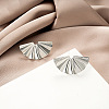 304 Stainless Steel Stud Earrings WG6E19D-04-1