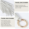2Pcs PU Leather Tassel Pendant Keychains FIND-CL0002-41C-5