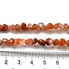 Natural South Red Agate Beads Strands G-D081-A07-4