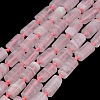 Natural Pink Calcite Beads Strands GG-CBA295D-03-2