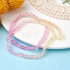 Transparent Baking Paint Glass Bead Strands GLAA-YW0003-17F-2