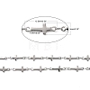 3.28 Feet 304 Stainless Steel Link Chains X-CHS-K001-68-5