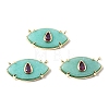 Dyed Natural White Jade Pendants KK-C255-22G-02-1