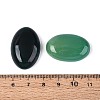 Natural Green Onyx Agate(Dyed & Heated) Cabochons G-N361-05B-03-3